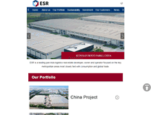 Tablet Screenshot of esr.com