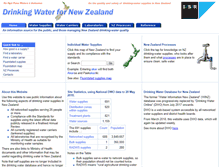 Tablet Screenshot of drinkingwater.esr.cri.nz